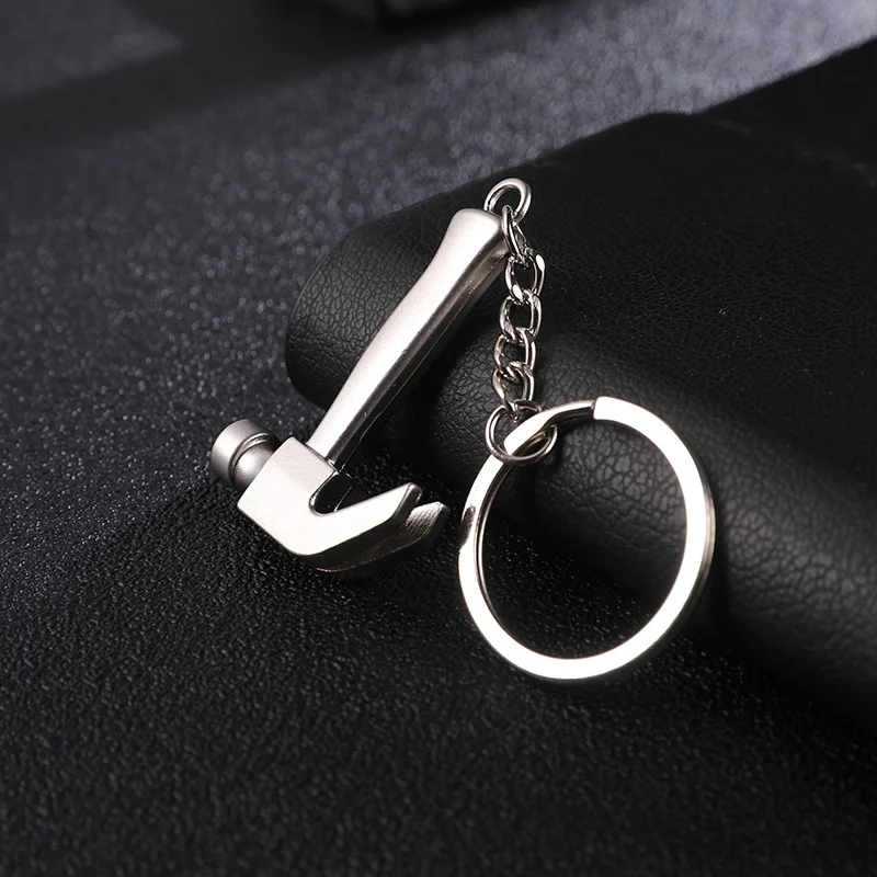 1~4PCS Bottle Opener Versatile Keychain Functional Keychain With Bottle Opener Accessory Top-selling Wrench Stylish Silver