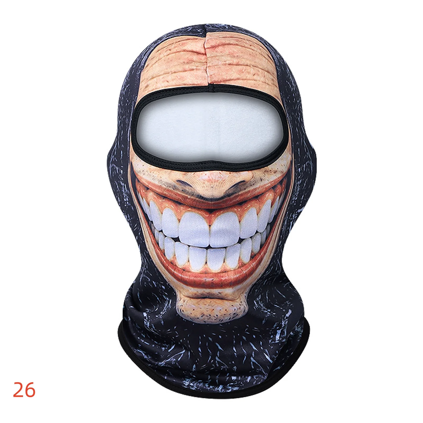 New winter cycling headgear motorcycle breathable outdoor sports skiing mask 3D funny mask warm mask Halloween parody tower stea