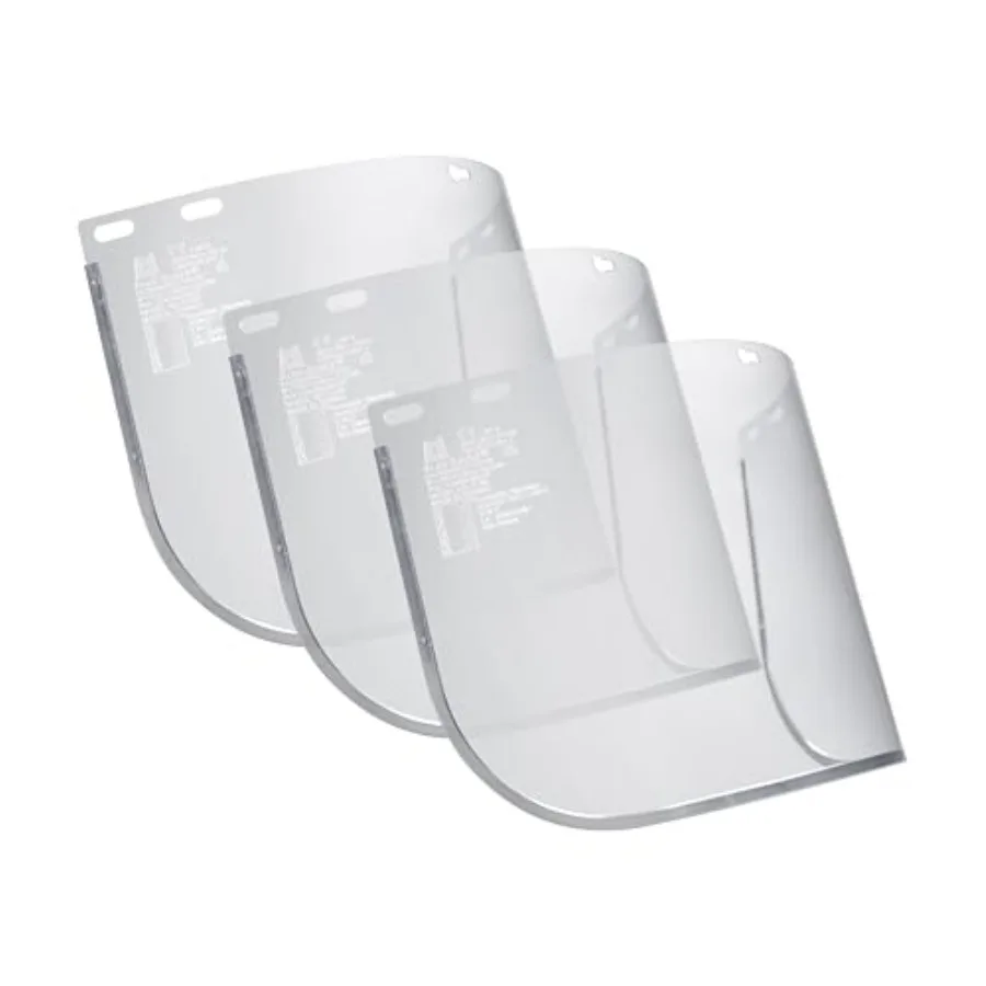 

Faceshield Replacement Visors FC48 Clear High Impact Extrusion-grade Polycarbonate 3 PCS