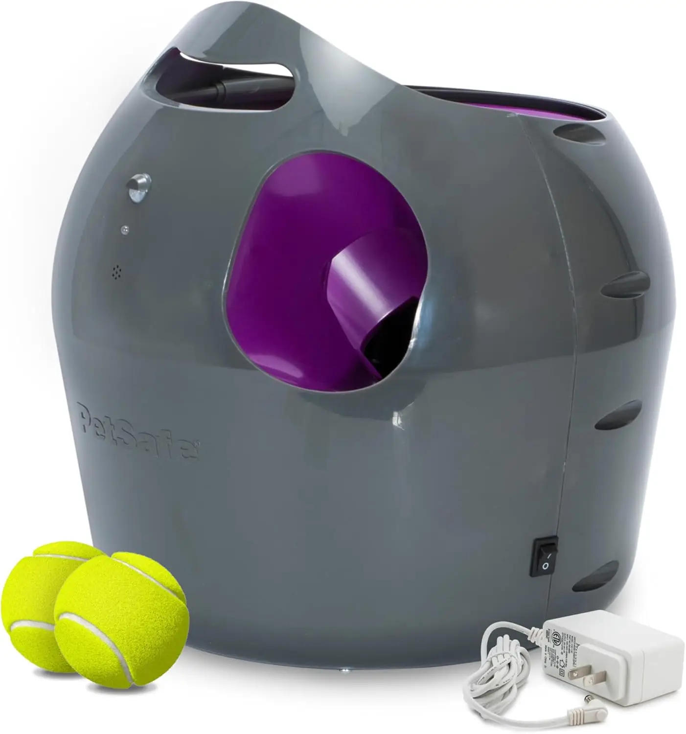 Dog Ball Launcher, Interactive Automatic Ball Launcher for Dogs, Equipped with Motion Sensor, Adjustable Launc