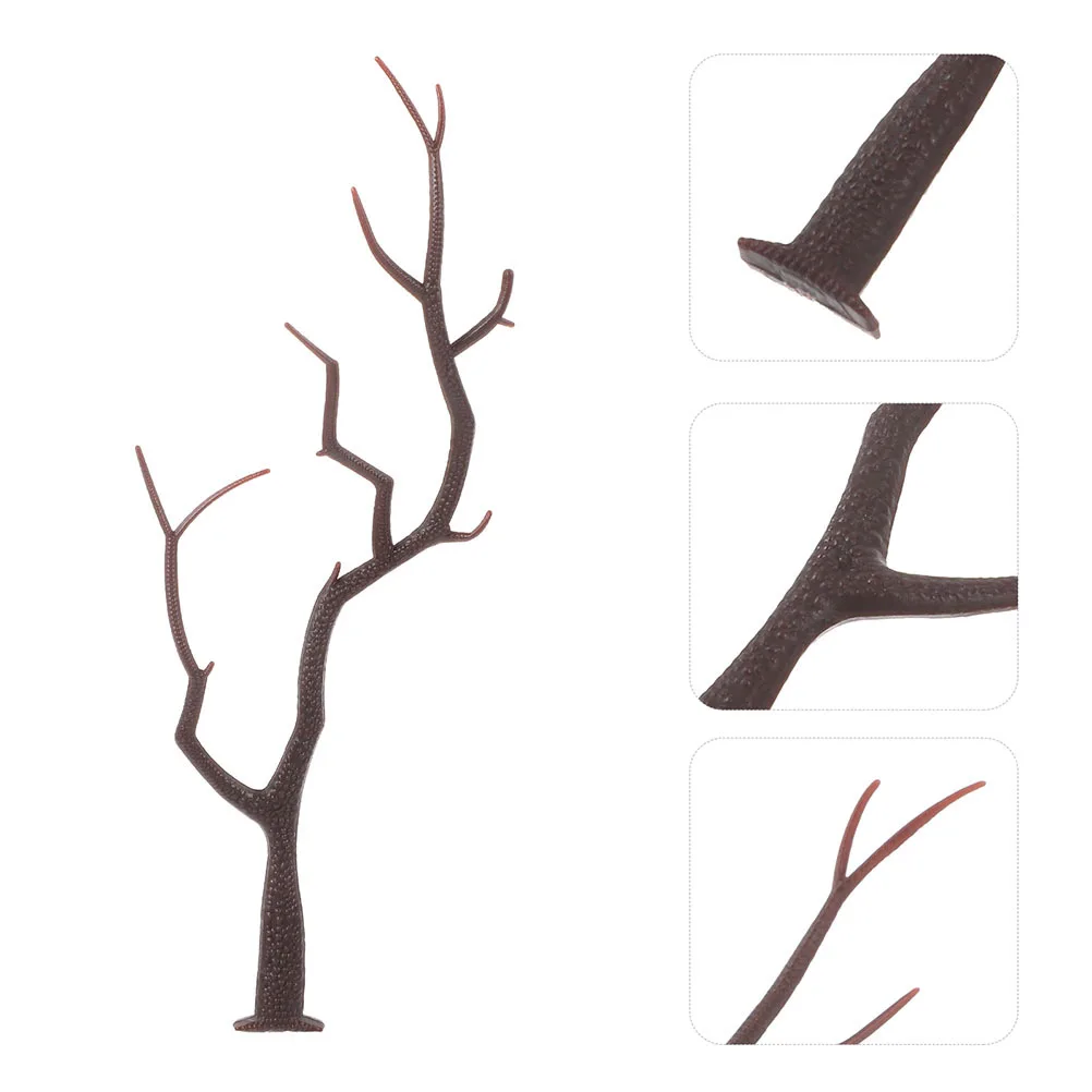 

6 Pcs Witch Antler Dried Tree Twig Stems Artificial Dried Tree Branches for Halloween Christmas Resin Antler Leaves Headdress