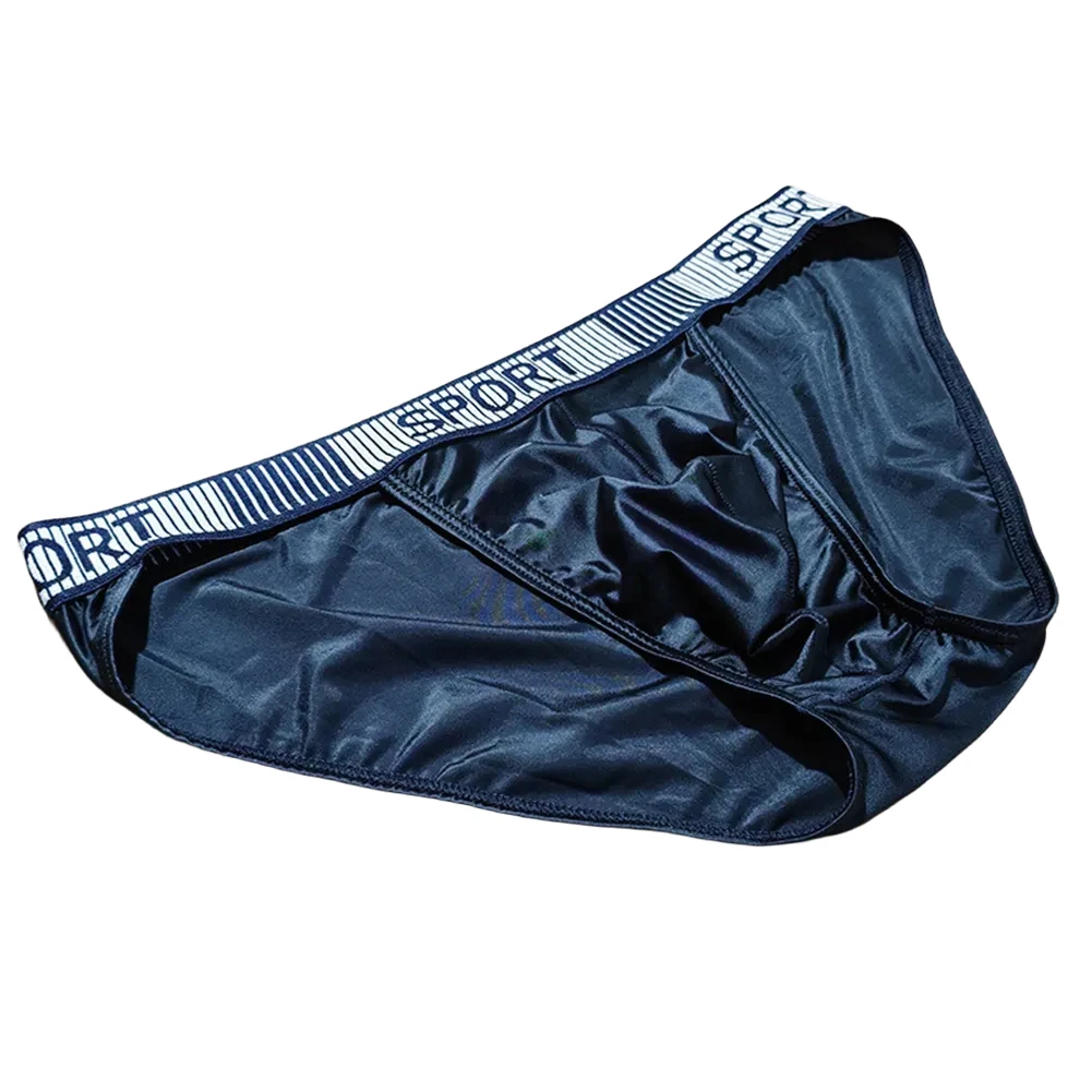 Elastic Briefs Mid Waist Underwear For Relaxing Comfortable Men\'s Underpants 80 Polyamide Material Solid Pattern Underwear