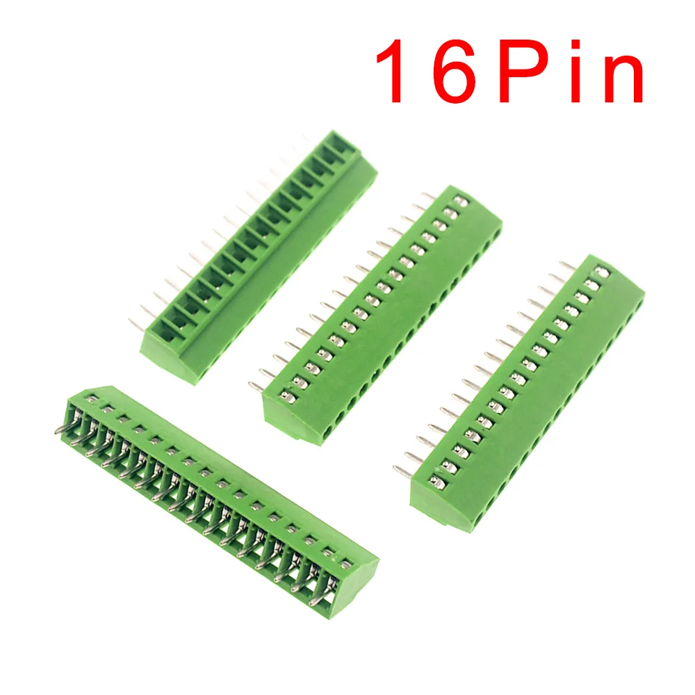 5/10pcs KF128 2.54mm PCB Mini Screw Terminal Blocks Connector for Wires KF128-2.54 2P 3P 4P 5P 6P 7P 8P 9P 10P 12P 16P Terminal