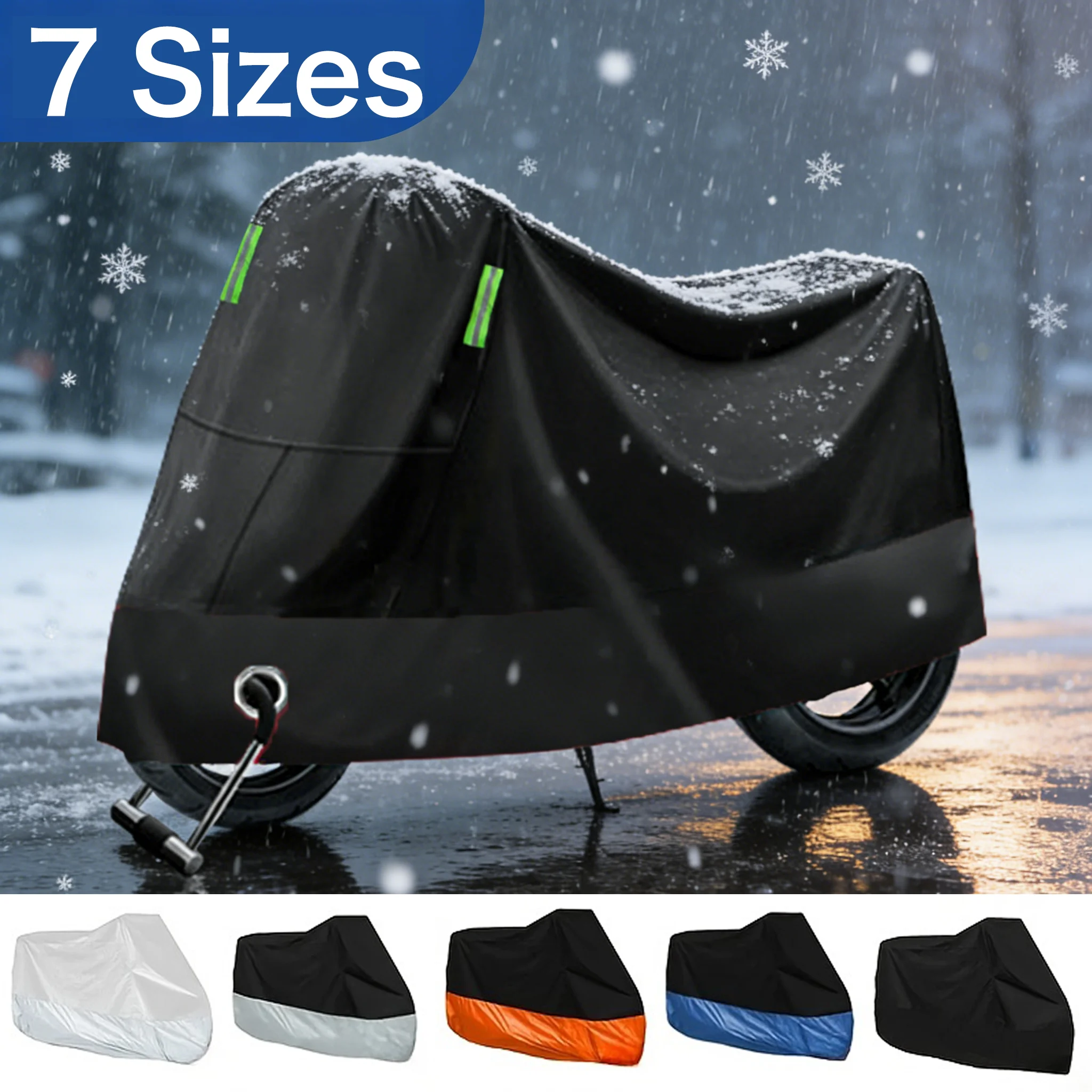 

Motorcycle Covers Protection Windproof Dustproof Waterproof Accessories Outdoor Exterior Anti UV Sun Snow Rain Winter Summer