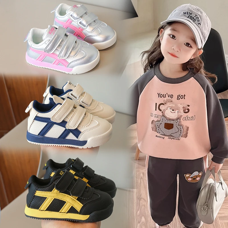 

2025 Children's Sport Shoes Four Seasons Sneakers Boys Non-slip Student Shoes Soft Bottom Kids for Girl Casual Shoes