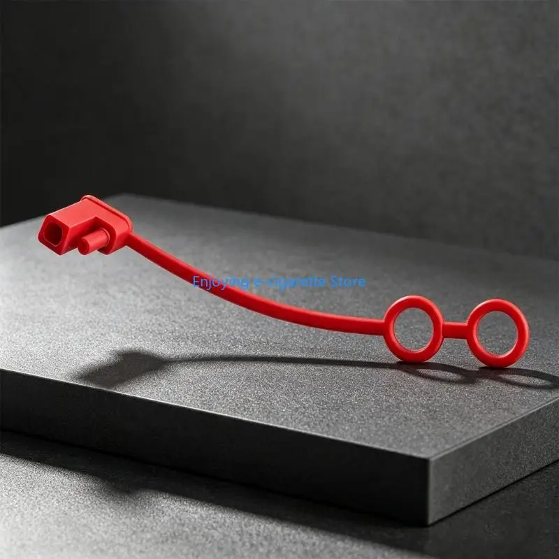 SAE Two-Pin Wiring End Covers, Red Plastic Five-Pack Plug Caps Flexible 5pcs Y4QF