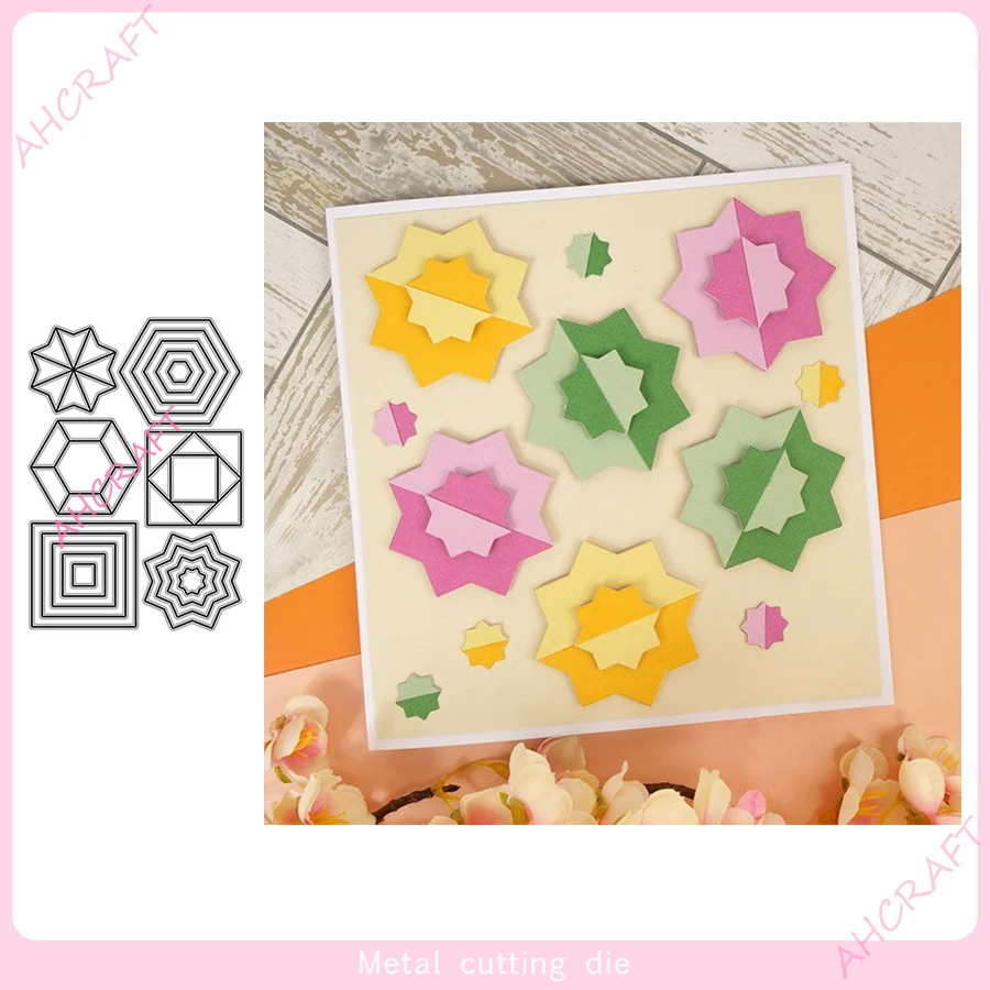 Mini Shape Builders #2 Metal Cutting Dies for DIY Scrapbooking Photo Album Decorative Embossing Paper Card Crafts Die Cut