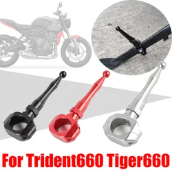 For Triumph Trident 660 Tiger 660 Sport Accessories Kickstand Side Stand Assist Tool Support Extension Anti-Kicking Assistant