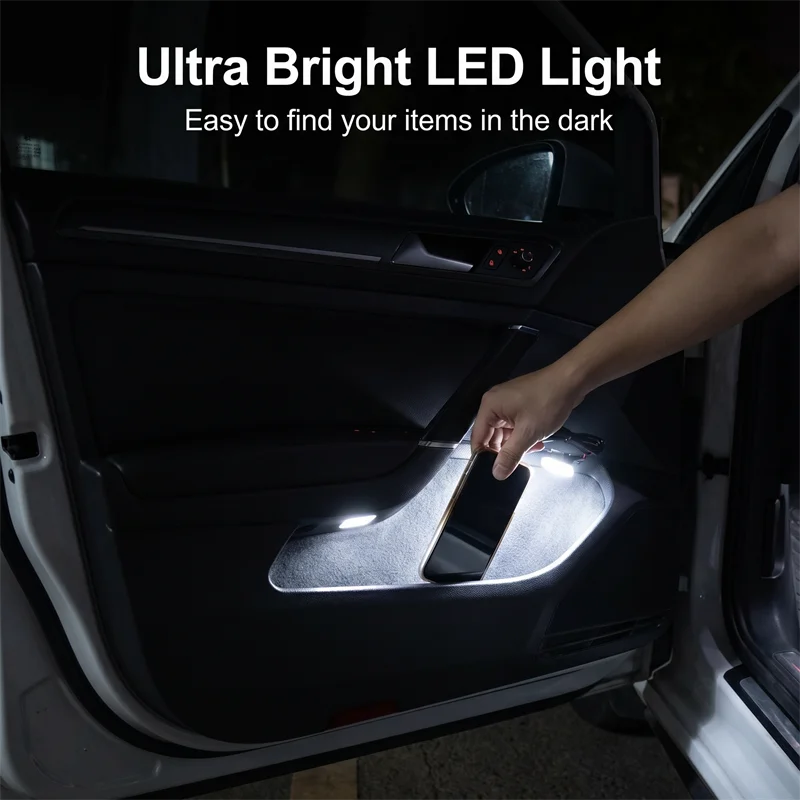 with cable Ambient Light LED Courtesy Door Panel Light Door Card Storage Compartment Light for Audi A6 C7 RS6 A7 S7 RS7 A8