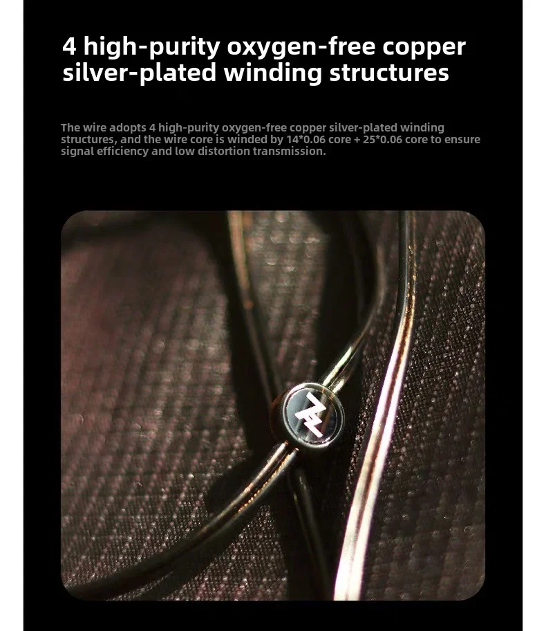 7Hz x Crinacle Zero 2 In-ear Headphone HIFI zero2 IEM 10mm Dynamic Driver Wired Earbuds Gaming Earphones with OFC Cable Gift