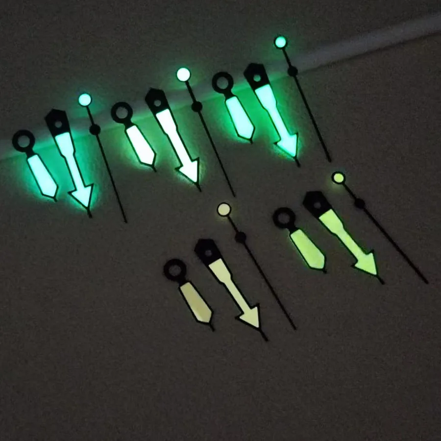NH35 Hands New Watch Accessories Arrow Shaped Multi Color Hands Green Luminous Suitable For NH35 NH36 4R 7S Movement ﻿