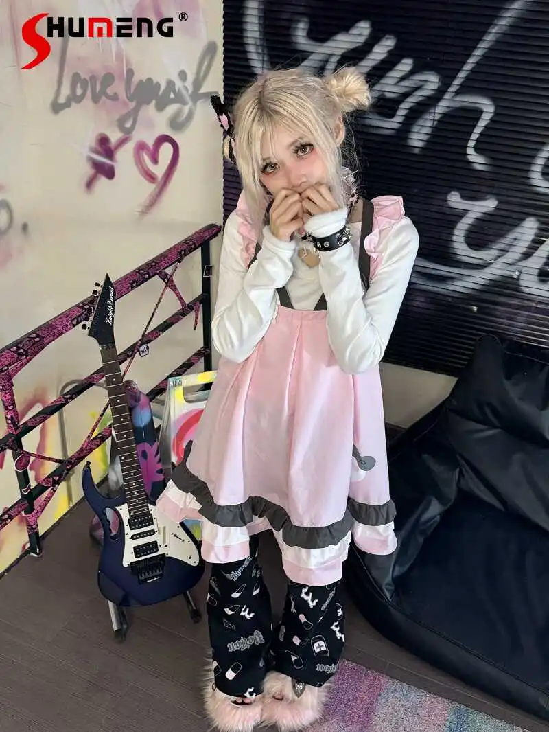 Nueva moda Popular pantalones estampados versátiles estilo japonés subcultura impresa Casual pantalones largos adelgazantes para pantalones de mujer