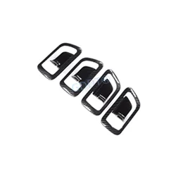 4 Pieces Carbon Inner Door Handle Stickers For Pajero V97 V93 Door Lock Frame For Montero V98 Inner Door Bowl FOR V73 2000-2022