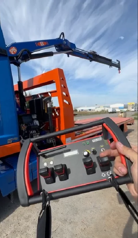 5 TTS motor crane wireless remote control radio Truck Cranes