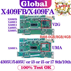 X409FB Mainboard For ASUS X409FA X509FA FL8700F X509FB X409FJ X409FL X509FL Y4200F Y5200F R521FL F409F F509F Laptop Motherboard