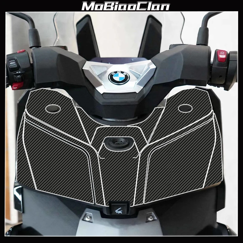 For BMW C400X C 400 X motorcycle sticker 6D carbon fiber protective sticker body film modification accessories anti-wear