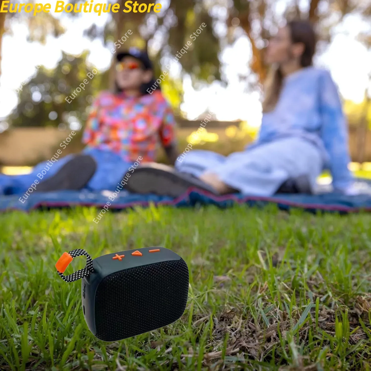 Altoparlante Bluetooth ultraportátil, impermeabile e antipolvere GO4, suono Big Pro con bassi perforati, batteria integrata da 7 ore