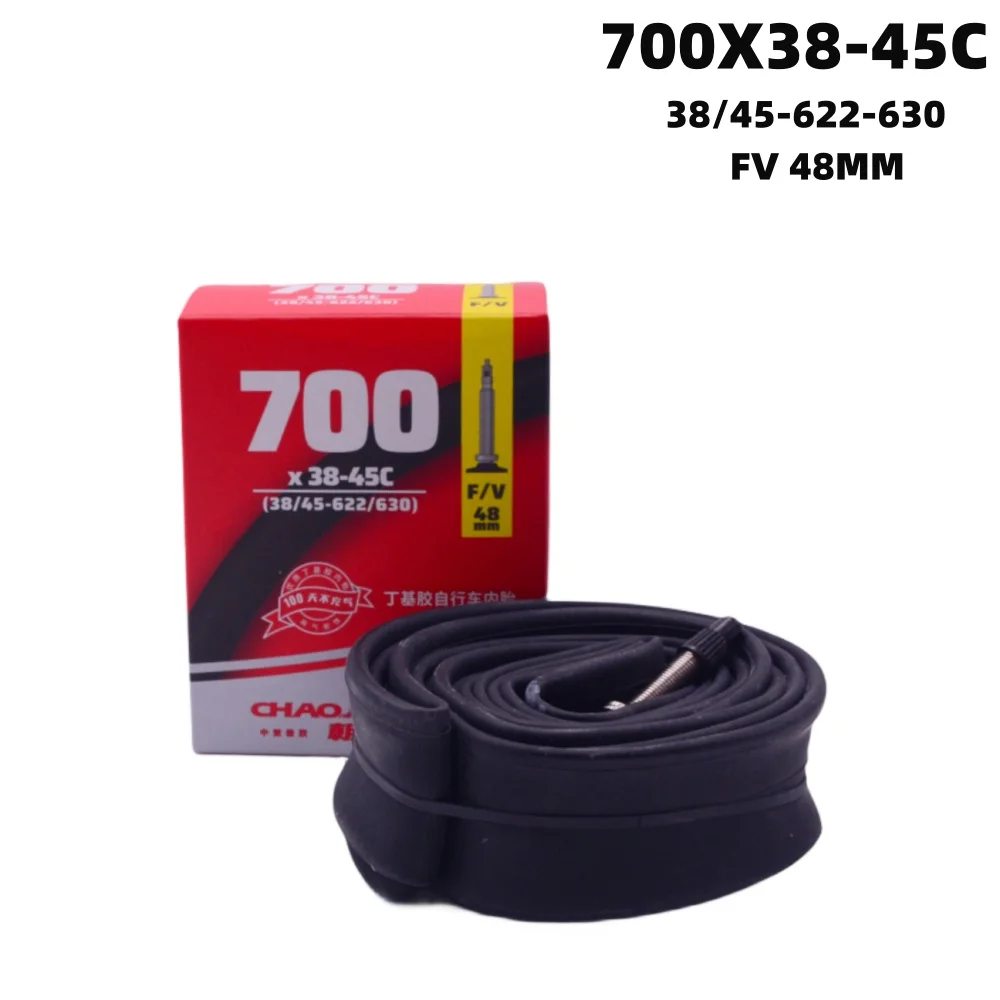 CHAOYANG GRAVEL Road Bike Inner Tube 700X38-45C (38/45-622/630) Tube AV FV Valve length 48MM