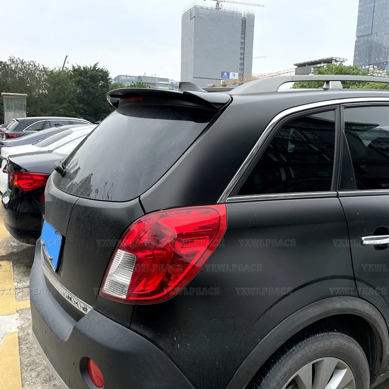 For Opel Antara Spoiler 2008 09 10 11 12 13 2014 ABS Plastic Unpainted Primer Trunk Wing Rear Roof Spoiler Car Styling