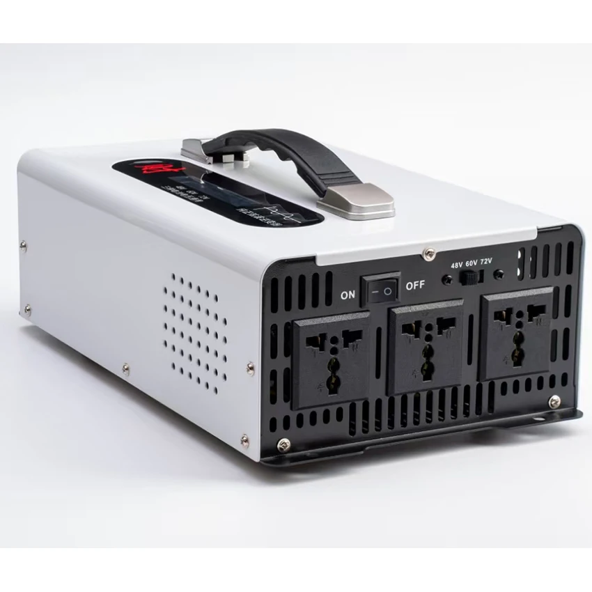 

Inversor 48v 60v 72v Para Ac 220v Onda Pura Inverter 4500w 1900w Pure Sine Eu Plug Power Banks Off Grid Solar Inverter