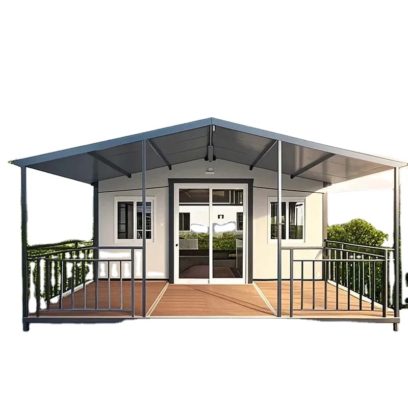 CASA BOX Mobile Tiny Home Light Steel Roof Double-Wings Modern 2-5 Bedroom 20ft 40ft Folding Expandable Container House Living