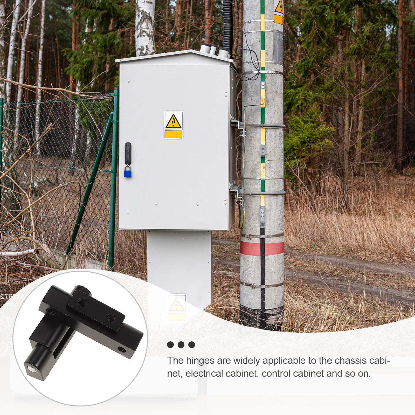 

2Pcs High Strength Aluminum Hinges for Mechanical Cabinets Wear Resistant Not Easy to Age Universal Butt Hinges for Cabinet