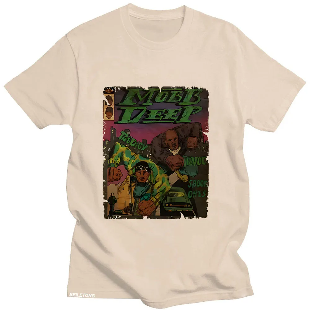 Mobb Deep T-shirt Graphic Printing Casual High Quality Tee-shirt Short Sleeve Hip Hop Tshirt Camiseta Hombre Gothic Retro Tops