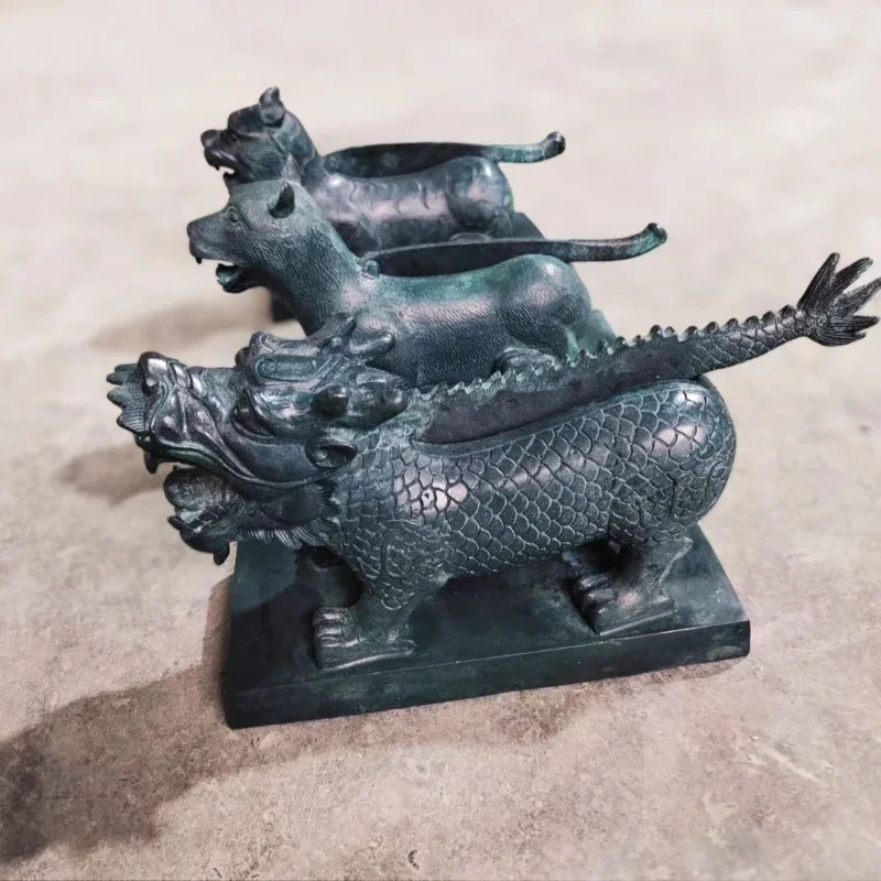 Antique bronzes, tiger head, town house decoration ornament gifts