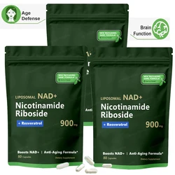 NAD+ Resveratrol Supplements NAD+Anti Aging and Natural Cell Regeneration Capsules