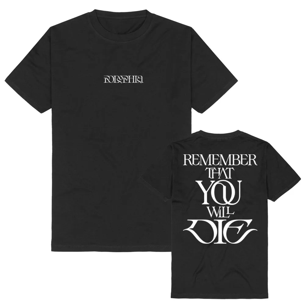 Polyphia Band T-shirts RTYWD Gothic Font Logo Print Black Short Sleeve Grunge High Quality 100%cotton Comfortable Soft Women Men