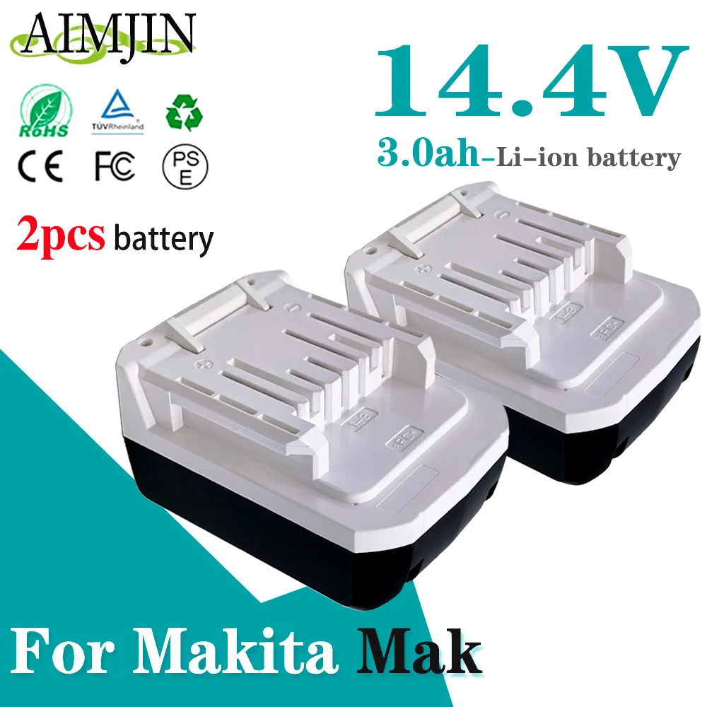 

For Makita Mak BL1415G BL1413G BL1460G DC18WA UH480D UH520D UM165D UR140D Power Tool 14.4V 3000mAh Li-Ion Battery
