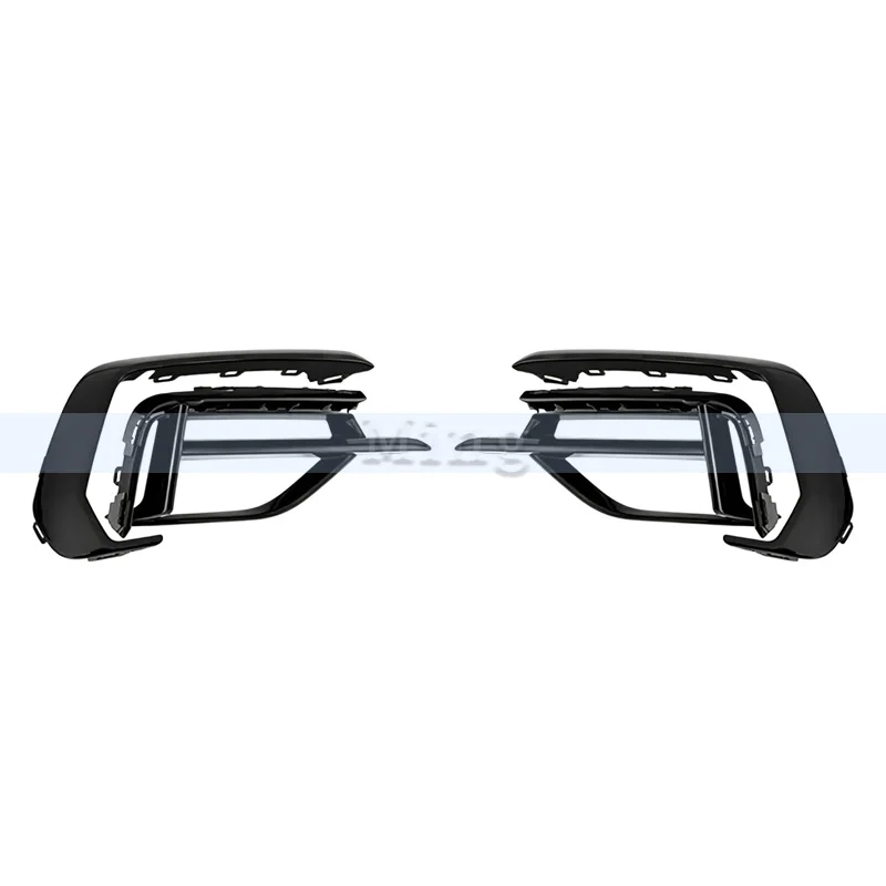 Front Bumper Fog Lamp Cover For Volkswagen Golf 7.5 R 2019-2021 Front Bumper Foglamp Grille Trim Shade Foglight Cover