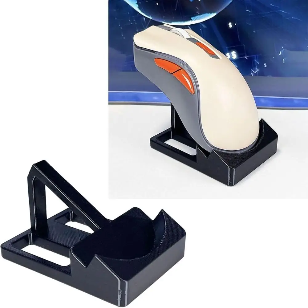 Universal 3D Printed Mouse Display Stand Portable Accessories Mouse Holder PLA Lightweight Gaming Mouse Base Desktop