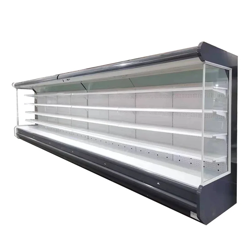 Refrigerated crisper, supermarket display case, beverage display case
