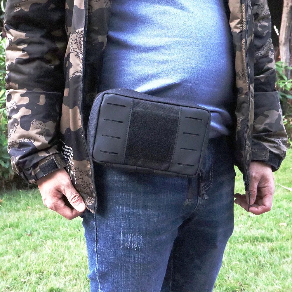 1000D Molle IFAK Tasche Erste-Hilfe-Set Tasche Taktische Admin EDC Gear Utility Pouch Hüfttaschen für kleines Werkzeug horizontal