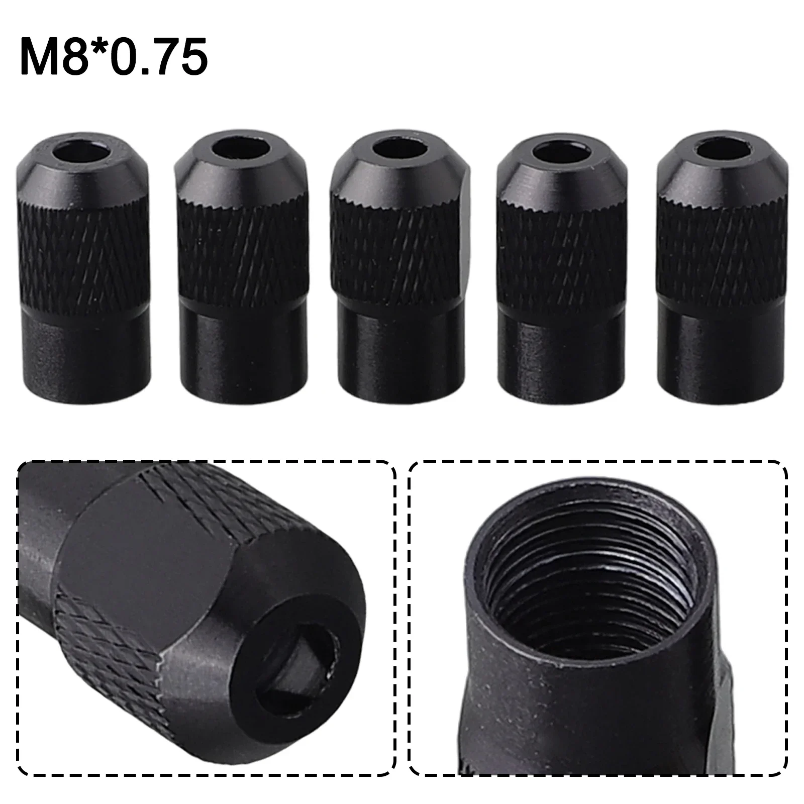 Chuck Nut Drill Chuck 5pcs Rotary Tool Zinc Alloy For Electric Grinder Grinding Power Tool Easy To Install Quantity