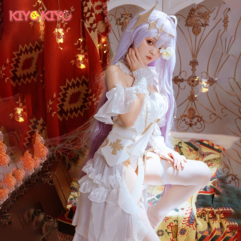 KIYO-KIYO Azur Lane Emden Cosplay Costume SMS Emden dress female Halloween Costumes For Women