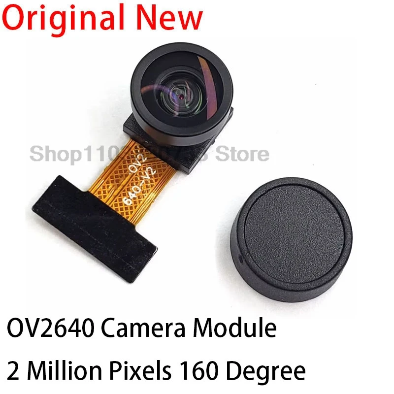 OV2640 Camera Module 2 Million Pixels 160 Degree 850nm Night Vision Dual Pass IR850NM for ESP32 Camera Module Short Head 2.1CM