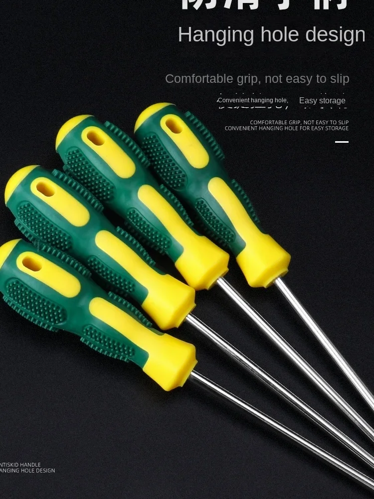 LINBON Magnetic Phillips Cross Head Screwdriver PH0 PH1 PH2 Multifunctional Household Basic Anti Slip Manual Screw Drive Tool