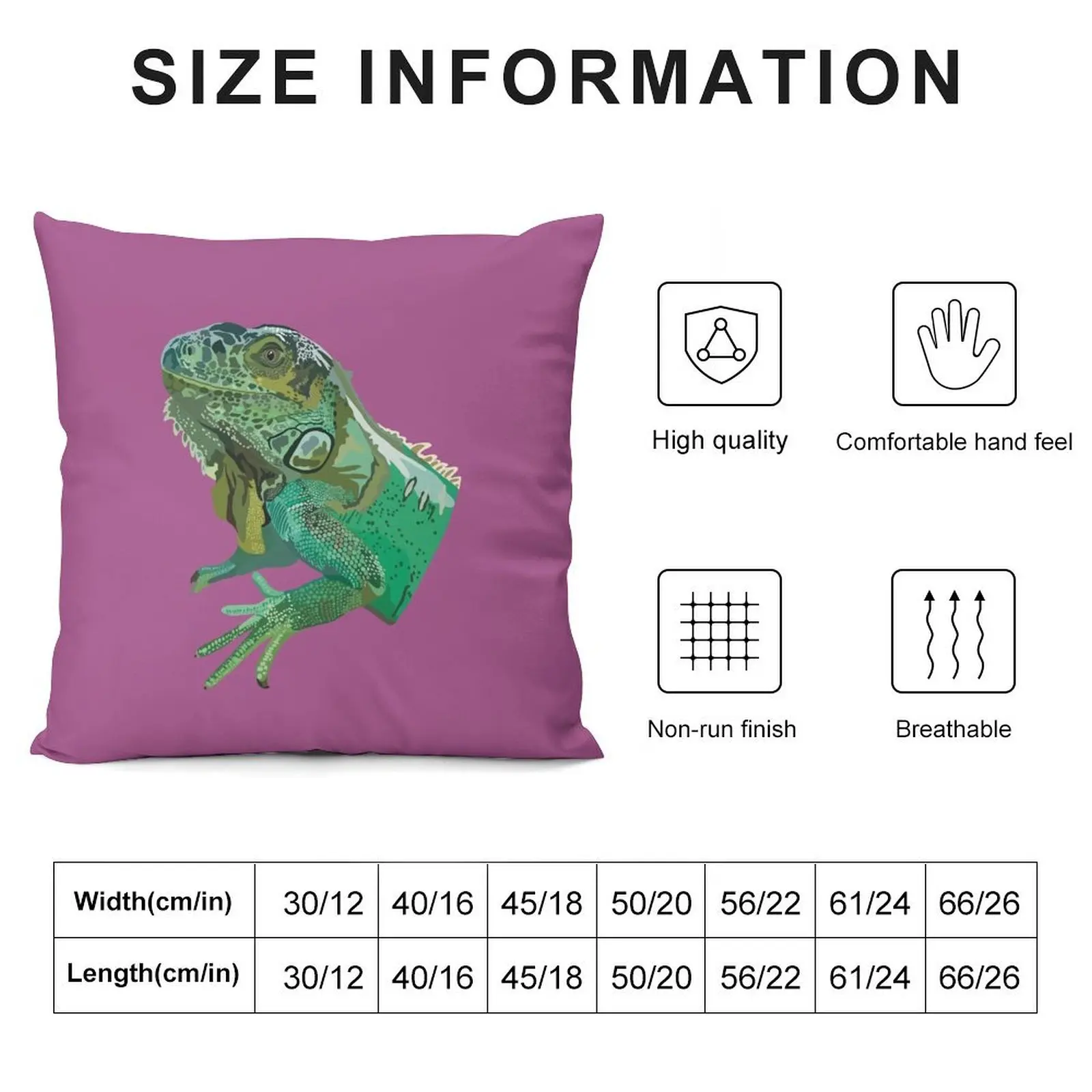 G is for Green Iguana Throw Pillow Pillowcases Decorative Cushions For Living Room sleeping pillows pillow