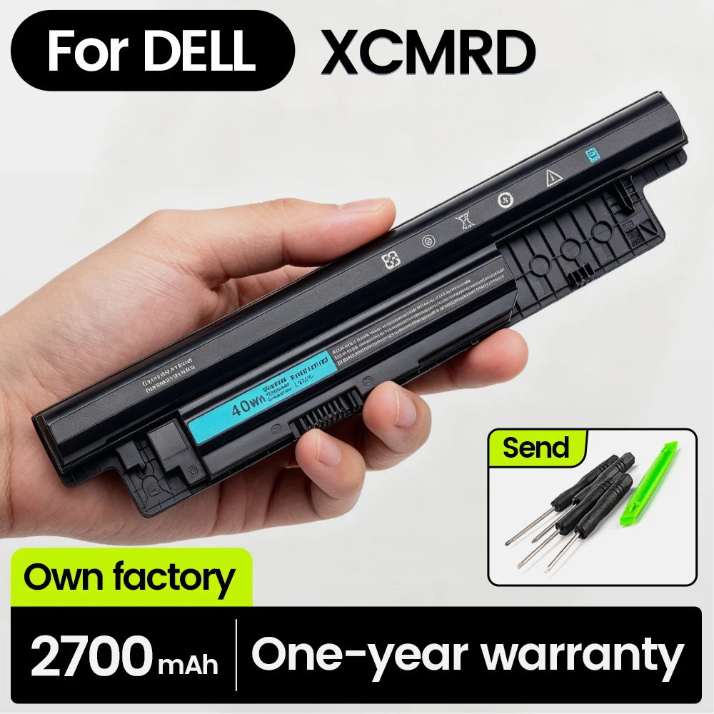 XCMRD MR90Y Laptop Battery for Dell Inspiron 14 15 17 3000 3521 3542 3537 3421 3721 3543 5521 5537 5737 P28F 14.8V 40Wh