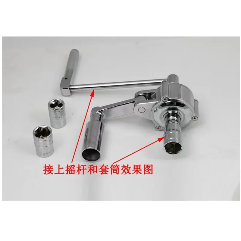 Torsion torque multiplier wrench lug nut remover type automobile tire removal labor saving wrench