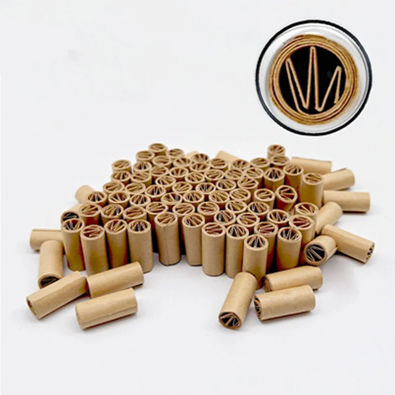 

100pcs/bag Classic M-Shaped Cigarette Paper Tips 6/7/8MM Manual Disposable Rolling Paper Natural Pre-Rolled Smoking Accessories