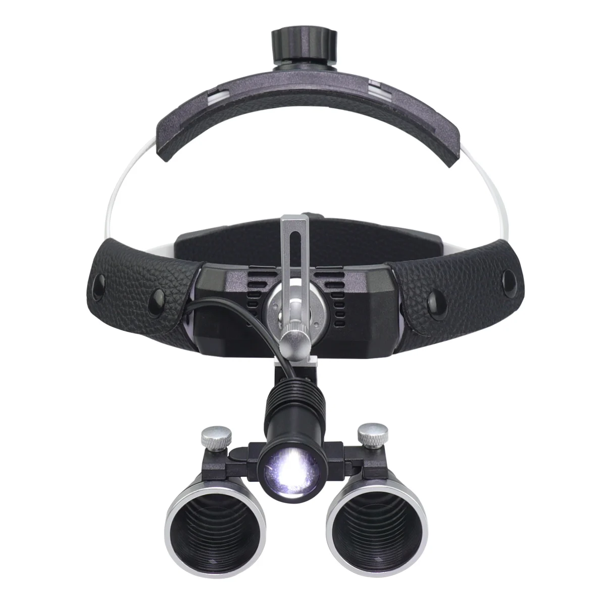 Dental Loupes head-mounted 5W spotlight Headlamp surgical lamp Lab Medical Magnification Binocular Helmet Head-Mounted Magnifier