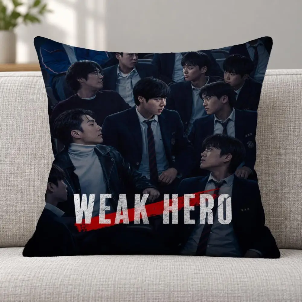 Series Korean W-Weak Hero Class Cushion Cover Soft Plush Decorative Sofa Bedroom Living Room Car Dorm Home Decor Gift