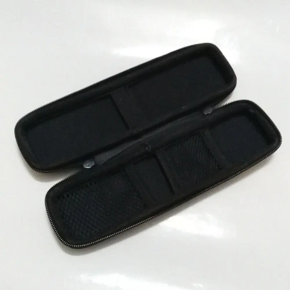 Black Pencil Case – Shockproof Anti-Fall Durable Pen Holder for Students, School Stationery Storage