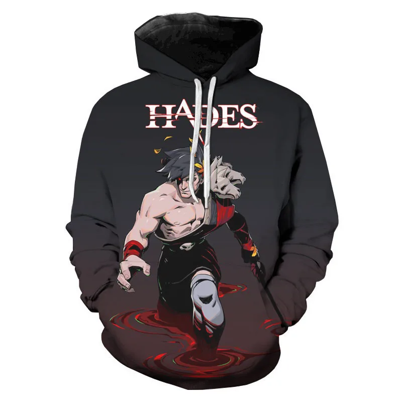 2023 New Game Hades Hoodie Casual Hooded Sweatshirts Adult Kids Pullover Hooded Long Sleeve 3D Printed Streetwear Coat Tops