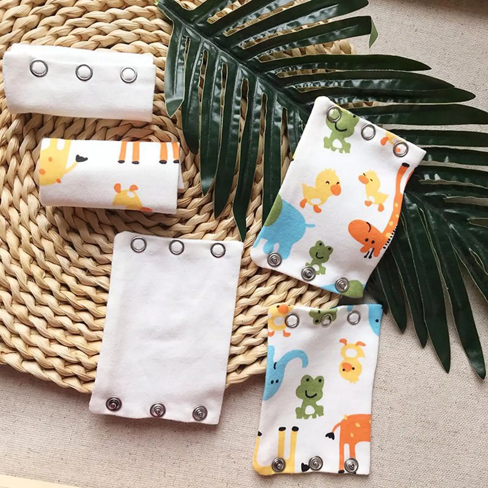 Baby Bodysuit Extender 6-Piece Adjustable Toddler Onesie Extender Clothing Thermal Extension Sheet For Boys Girls Nursery Daily