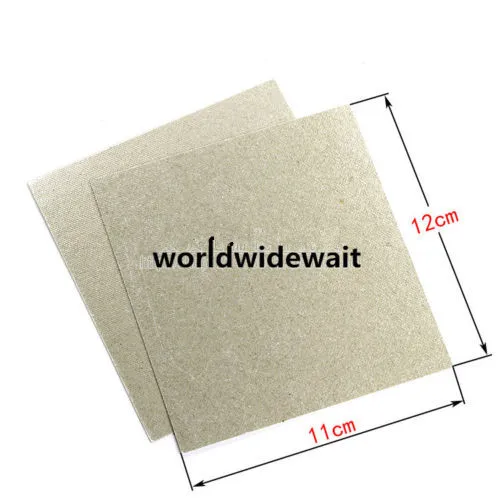 2Lots Microwave Oven Repairing Part 120mm x 110mm Universal Mica Plates Sheets