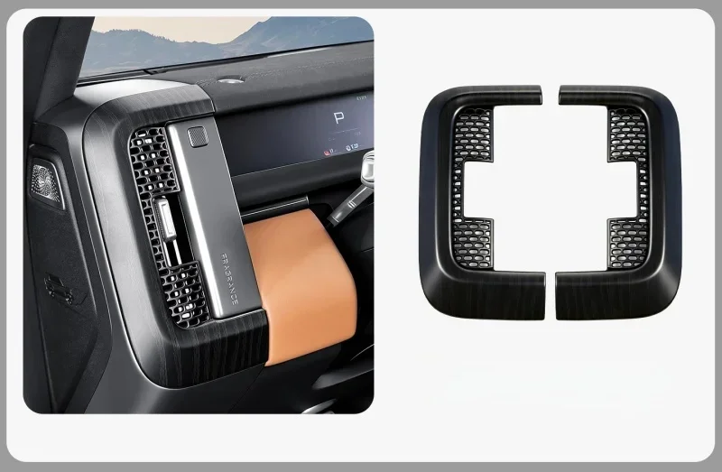 Fit for Chery ICAR V27 2026 Auto Dashboard Both Sides AC Air Outlet Anti Blocking Dustproof Protective Cover Car Interior Parts